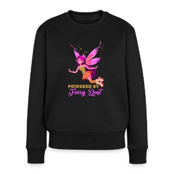 Fairy elf fairy tale - Women's Premium Organic Jumper - black - Front - Julia (174cm)