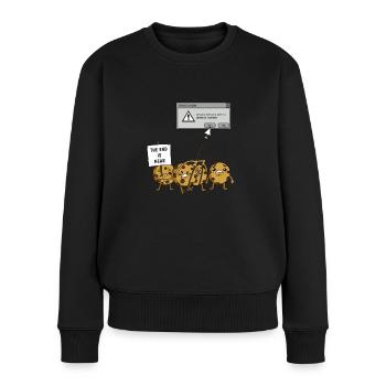 Delete All Cookies Funny Computer Programmer - Women's Premium Organic Jumper - black - Front - Julia (174cm)