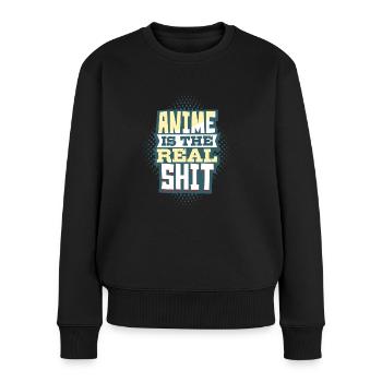 Anime - Women's Premium Organic Jumper - black - Front - Julia (174cm)