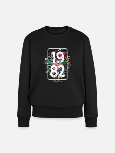 Schönes 39-jähriges Geburtstagsgeschenk für Frau - Frauen Premium Bio Pullover - Schwarz