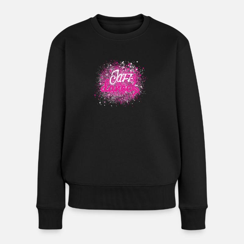 Jazz Dance - Frauen Premium Bio Pullover - Schwarz