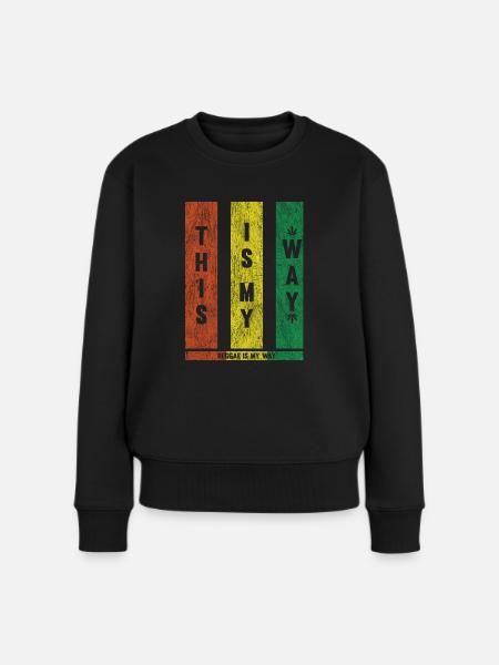 Reggae Way - Pull Premium bio Femme - noir