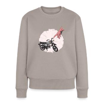 Simme conduite hirondelle Simson KR50 KR51 S50 S51 - Pull Premium bio Femme - taupe - Devant - Julia (174cm)