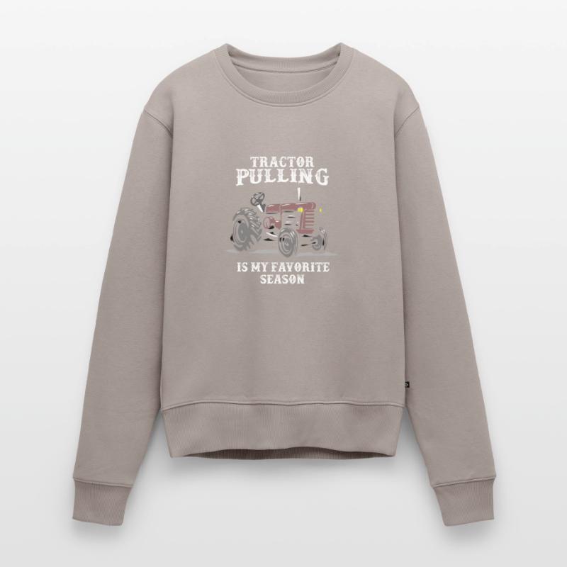 tractor pulling, tractor pulling tractor, pulling, Women's Premium Organic Jumper