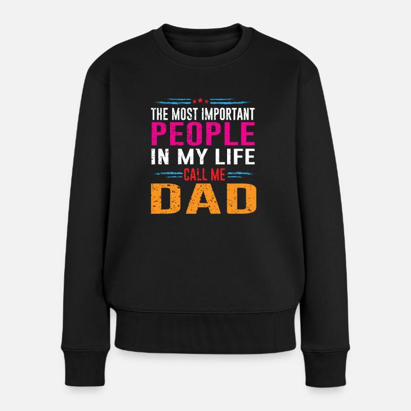 Meilleur papa I meilleur papa - Pull Premium bio Femme - noir