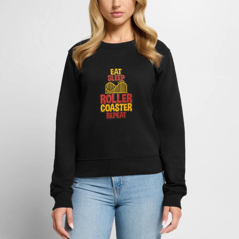 Roller coaster Funny roller coaster gift roller coaster Women's Premium Organic Jumper