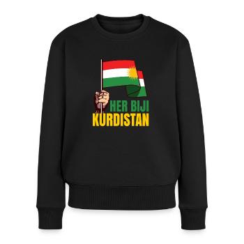 Kurdistan - Women's Premium Organic Jumper - black - Front - Julia (174cm)
