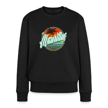 Summer Beach Holiday - Mauritius - Women's Premium Organic Jumper - black - Front - Julia (174cm)