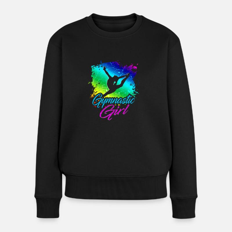Gymnastique filles - Pull Premium bio Femme - noir