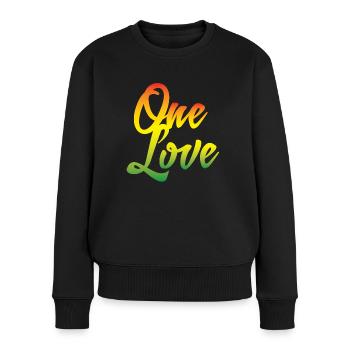 Reggae Amour - Pull Premium bio Femme - noir - Devant - Julia (174cm)