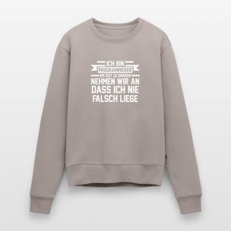 Programmierer Programmierung Informatiker Frauen Premium Bio Pullover
