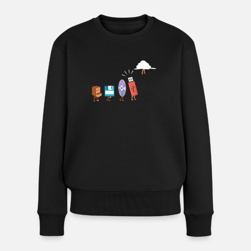 Geek Programmer Computer Engineering Nerd Develope - Frauen Premium Bio Pullover - Schwarz
