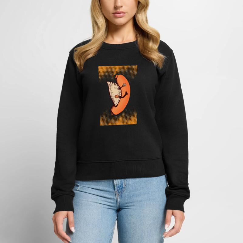 Pierogi Kiełbasa Fleischwurstknödel Kochen Frauen Premium Bio Pullover
