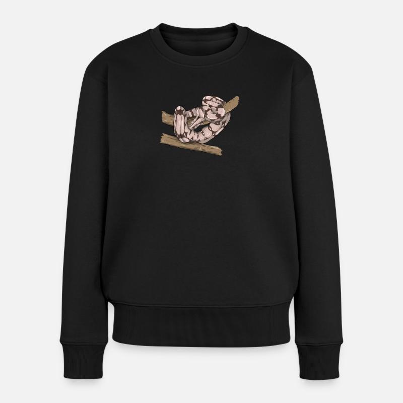 Boa Constrictor I Abgottschlange Motiv für - Frauen Premium Bio Pullover - Schwarz