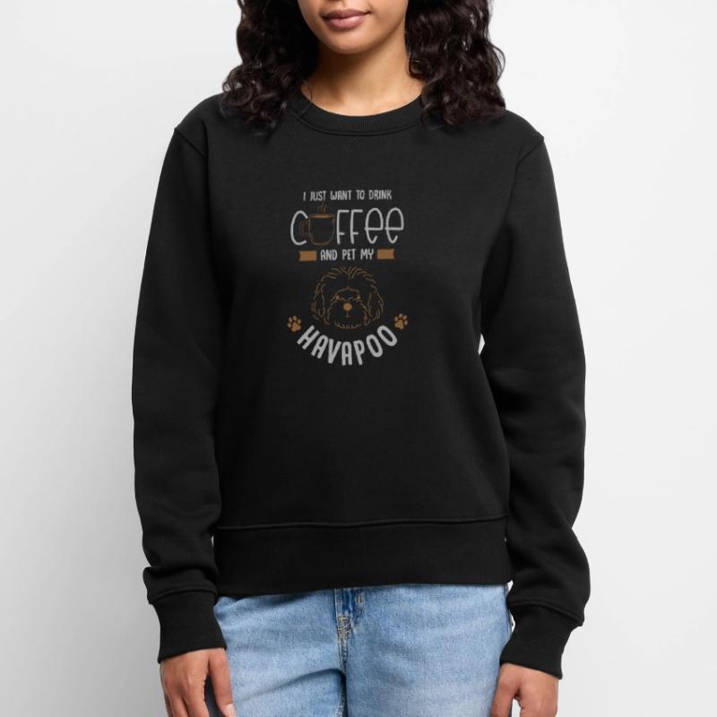 havapoo, havapoo Havanese, poodle, Women's Premium Organic Jumper