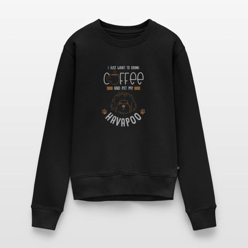 havapoo, havapoo Havanese, poodle, Women's Premium Organic Jumper