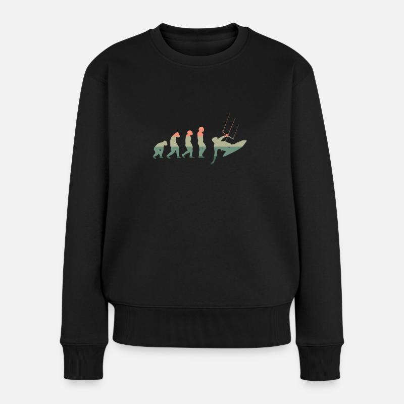 Evolution Kitesurfer - Women's Premium Organic Jumper - black