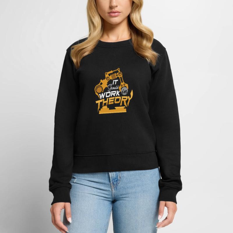 Robotics Machine Learning Robotics Engineering Frauen Premium Bio Pullover