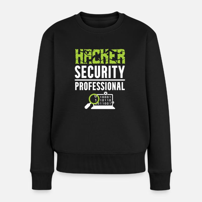 Hacker Security Professional - Pull Premium bio Femme - noir