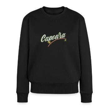 Danse Combat Capoeira Danseurs Combattants Brésilien - Pull Premium bio Femme - noir - Devant - Julia (174cm)