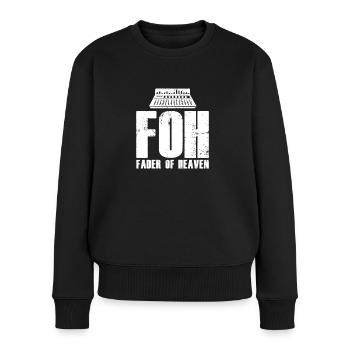 Tontechniker Sound Audio Engineer - Frauen Premium Bio Pullover - Schwarz - Vorne - Julia (174cm)