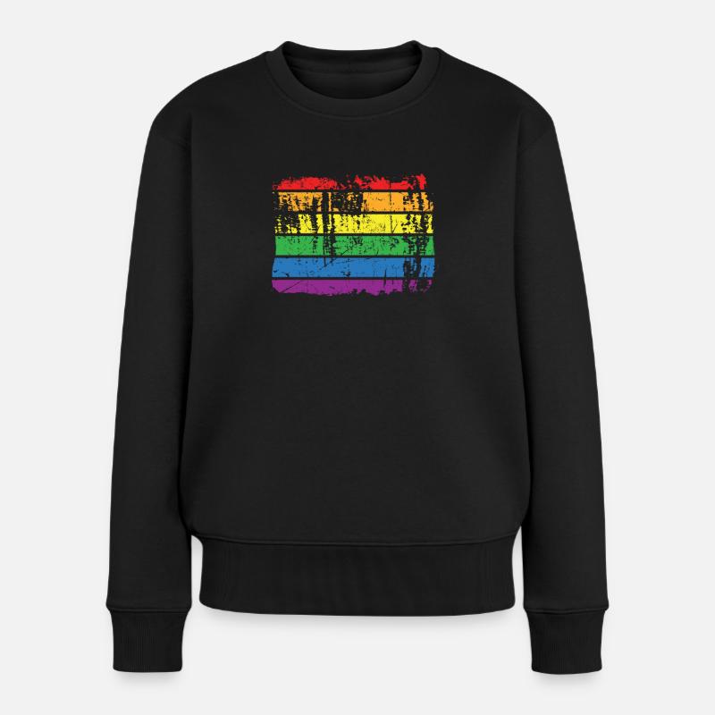 Lgbt - Pull Premium bio Femme - noir