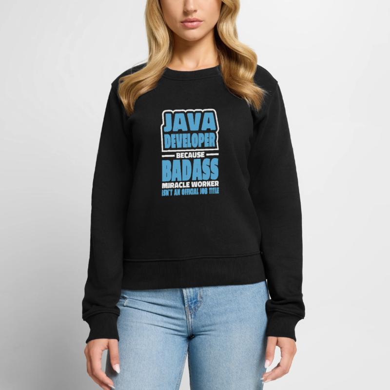 Java Developer Badass Pull Premium bio Femme
