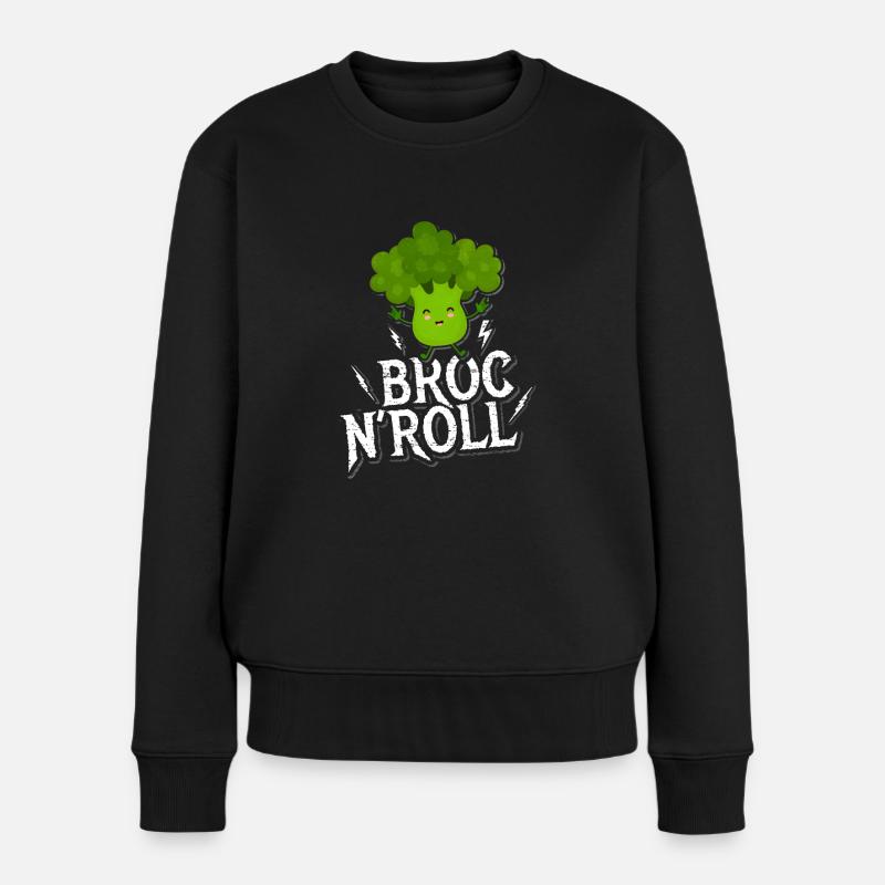 Brocolis - Pull Premium bio Femme - noir