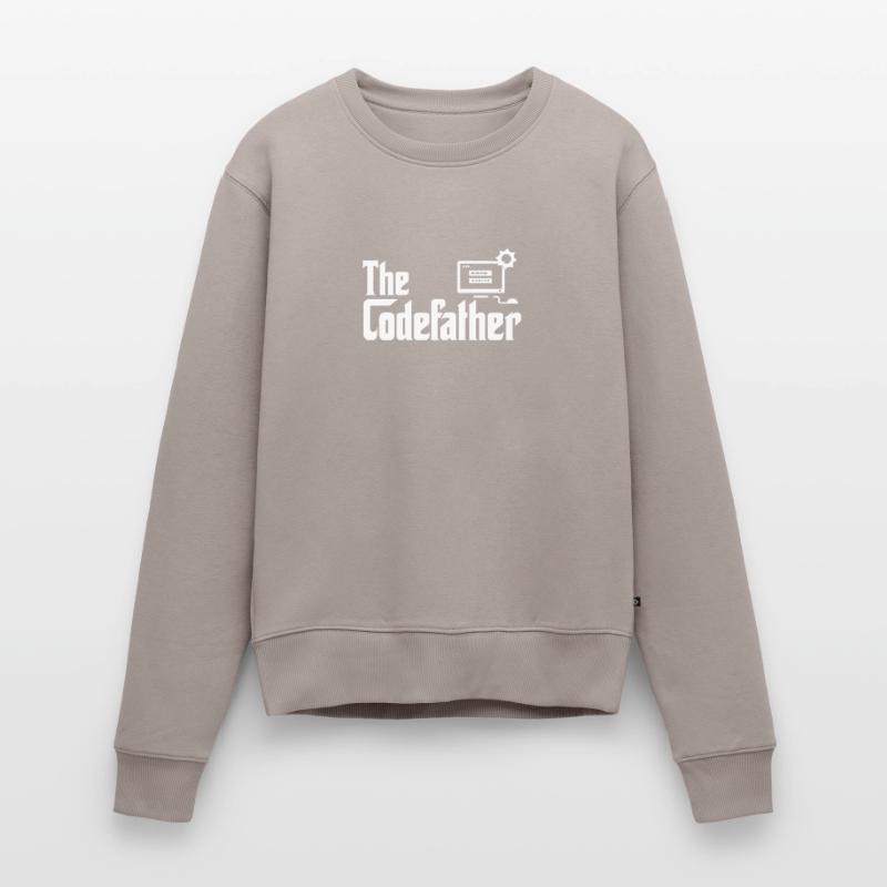 L’ordinateur codeur codeur développeur Codefather Pull Premium bio Femme