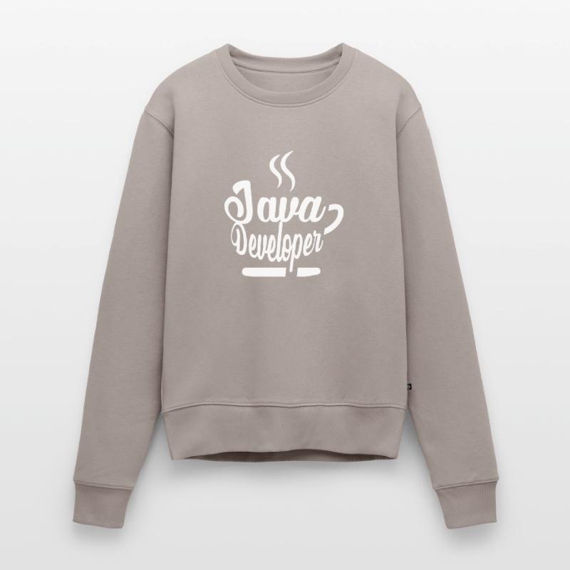 Java Developer Coffee Kaffee Frauen Premium Bio Pullover