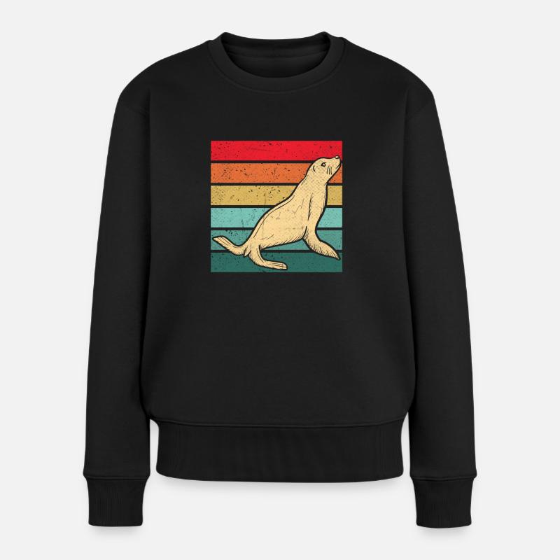 Phoque - Pull Premium bio Femme - noir