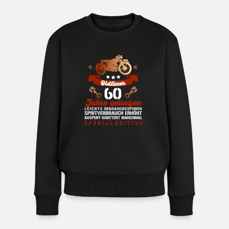 Die Legende feiert Geburtstag und wird 60! - Frauen Premium Bio Pullover - Schwarz