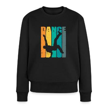 Breakdance BBoy BGirl Streetdance Breakdance - Frauen Premium Bio Pullover - Schwarz - Vorne - Julia (174cm)