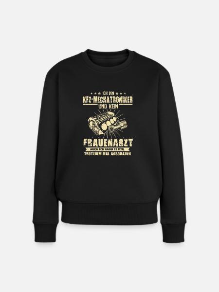 Kfz Mechatroniker - Frauen Premium Bio Pullover - Schwarz