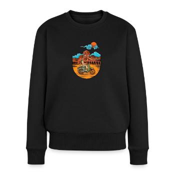 Vietnam I Saigon Scooter Pho Bo Motif de voyage pour - Pull Premium bio Femme - noir - Devant - Julia (174cm)