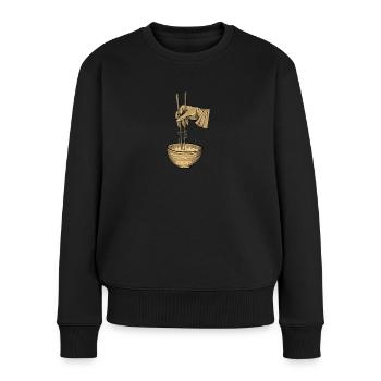 Vietnam I Saigon Scooter Pho Bo Motif de voyage pour - Pull Premium bio Femme - noir - Devant - Julia (174cm)