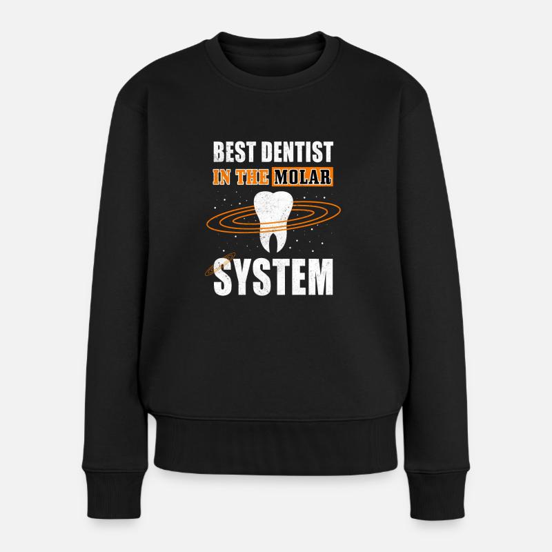 Dentiste Dentiste Dentiste - Pull Premium bio Femme - noir