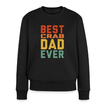 Fantastic Crab Tee Vintage Edition - Frauen Premium Bio Pullover - Schwarz - Vorne - Julia (174cm)