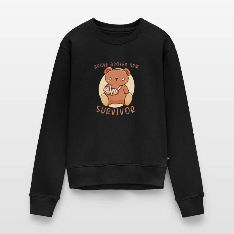 Broken Hand Broken Arm Broken Bones Funny Broken Women's Premium Organic Jumper
