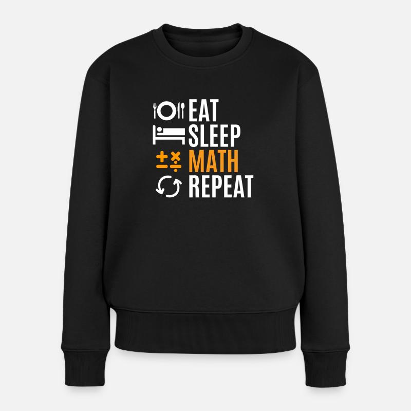 Mathématiques - Pull Premium bio Femme - noir