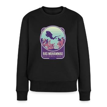Ras-Muhammad-Nationalpark - Ägypten - Frauen Premium Bio Pullover - Schwarz - Vorne - Julia (174cm)