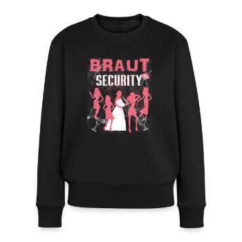 Bridal Security - Women's Premium Organic Jumper - black - Front - Julia (174cm)