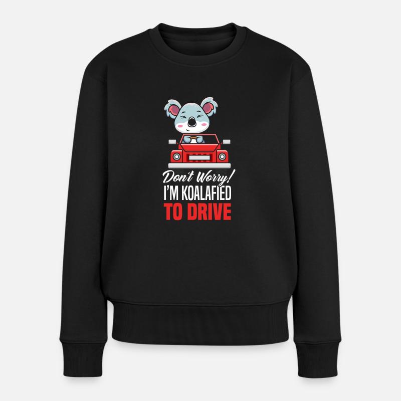 Cadeau de permis de conduire réussi - Pull Premium bio Femme - noir
