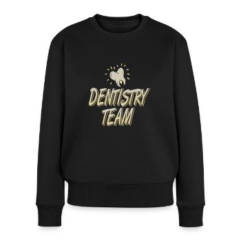 Équipe de dentisterie Génial T-Shirt Cadeau - Pull Premium bio Femme - noir - Devant - Julia (174cm)