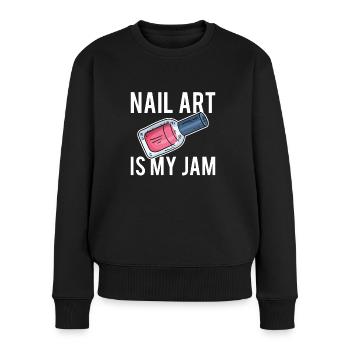 Nail Art est mon cadeau de chemise Jam - Pull Premium bio Femme - noir - Devant - Julia (174cm)
