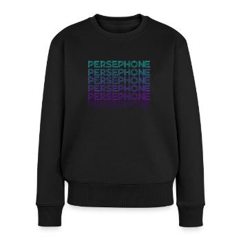 Persephone Queen of the Underworld Retro - Women's Premium Organic Jumper - black - Front - Julia (174cm)