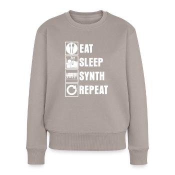 Synthesizer Analog Synth Synthesizers - Women's Premium Organic Jumper - taupe - Front - Julia (174cm)