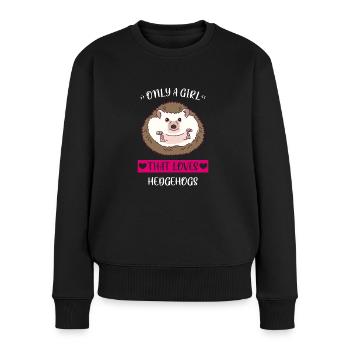 T-shirt Femme Fille Animal Jolie - Pull Premium bio Femme - noir - Devant - Julia (174cm)