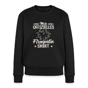 Mein offizielles Firmpatin - Frauen Premium Bio Pullover - Schwarz - Vorne - Julia (174cm)