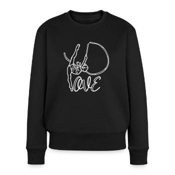 Oui, je suis un cadeau de citation Turner pour les athlètes - Pull Premium bio Femme - noir - Devant - Julia (174cm)